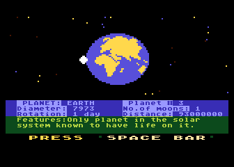 Solar System (The) / Mount Saint Helens atari screenshot