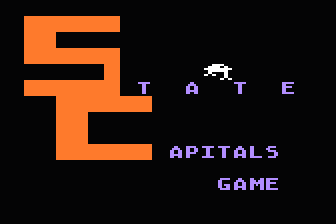 State Capitals Game (The) atari screenshot