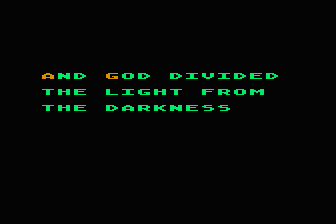 Story of Creation (The) atari screenshot