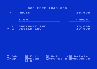 Tax Advantage (The) atari screenshot