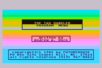 Tax Handler (The) atari screenshot