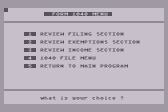 Tax Handler (The) atari screenshot