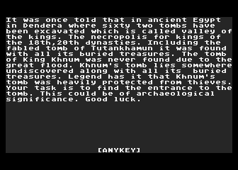 Tomb of Death (The) atari screenshot