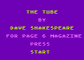 Tube (The) atari screenshot
