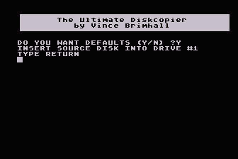 Ultimate Diskcopier (The) — screenshot 1