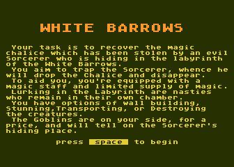 White Barrows (The) — screenshot 1