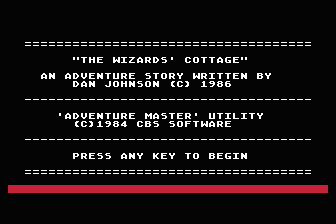 Wizards' Cottage (The) atari screenshot