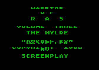 Warriors of Ras - The Wylde — screenshot 1