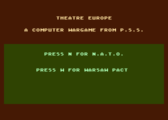 Theatre Europe atari screenshot