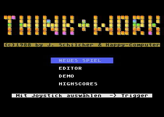 Think and Work atari screenshot