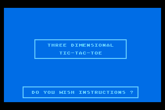 Three-D Tic-Tac-Toe — screenshot 1