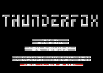 Thunderfox atari screenshot
