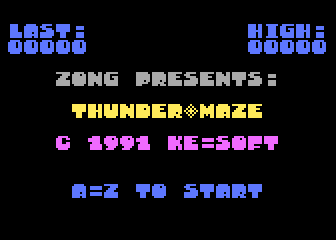Thundermaze atari screenshot