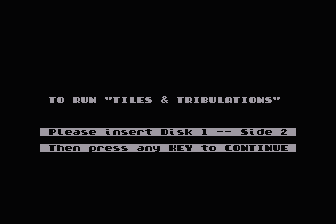 Tiles and Tribulations atari screenshot