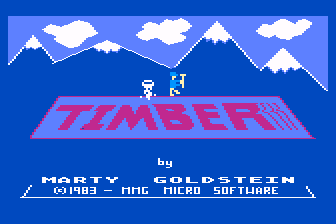 Timber! atari screenshot