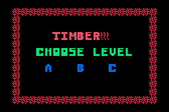 Timber! atari screenshot