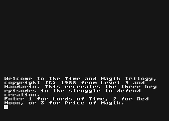 Time and Magik atari screenshot