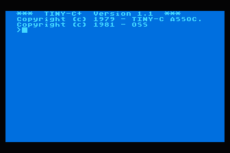 tiny-c — screenshot 1