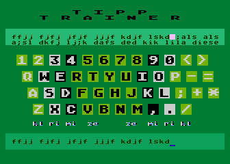 Tipp-Trainer atari screenshot