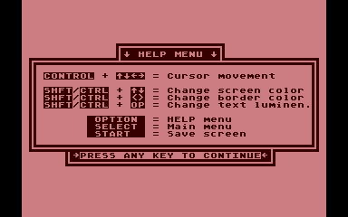 Title Maker atari screenshot