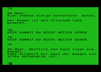 TKKG - Das Leere Grab im Moor atari screenshot