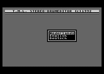 TML Drum Editor atari screenshot