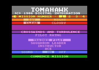 Tomahawk atari screenshot