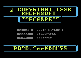 Topografie Europa atari screenshot