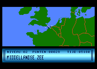 Topografie Europa atari screenshot