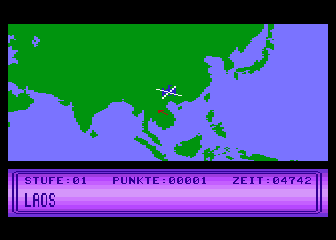 Topographie Welt atari screenshot