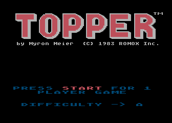 Topper atari screenshot