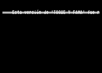 Toque y Fama atari screenshot
