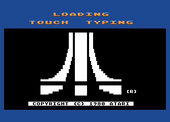 Touch Typing atari screenshot