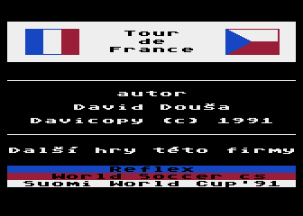 Tour de France atari screenshot