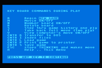 Tournament Checkers atari screenshot