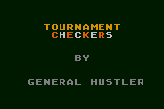 Tournament Checkers atari screenshot