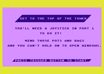 Tower atari screenshot