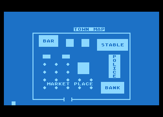 Town Adventure atari screenshot