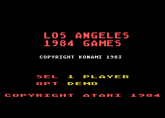 Track & Field atari screenshot