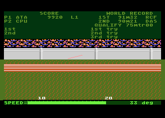 Track & Field atari screenshot
