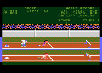 Track & Field atari screenshot