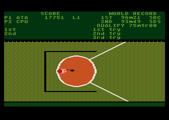 Track & Field atari screenshot