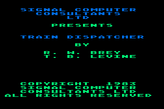 Train Dispatcher atari screenshot