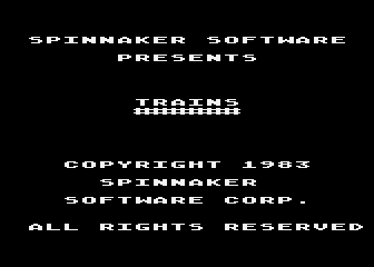 Trains atari screenshot