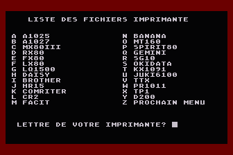 Traitex atari screenshot