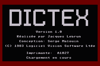 Traitex atari screenshot