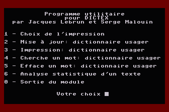 Traitex atari screenshot