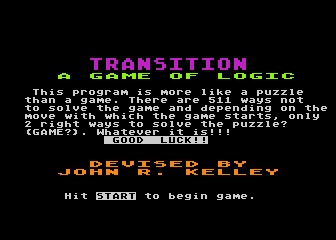 Transition atari screenshot