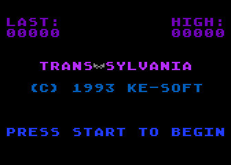 Transsylvania atari screenshot