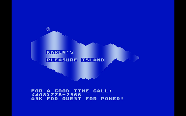 Treasure Island atari screenshot